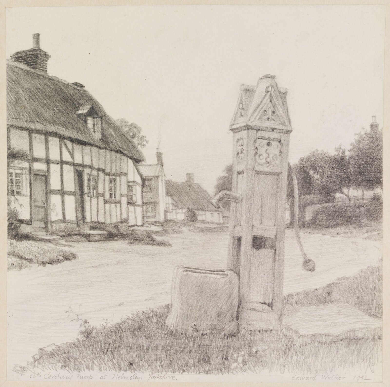 16th century Pump at Helmsley, Edward Walker, 1942