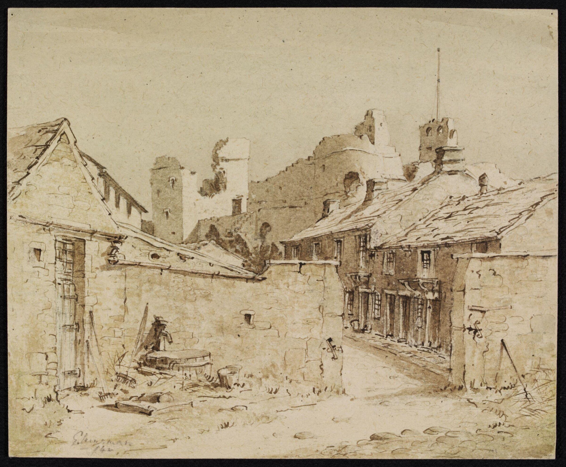 Middleham Street and Castle, Musman, 1942