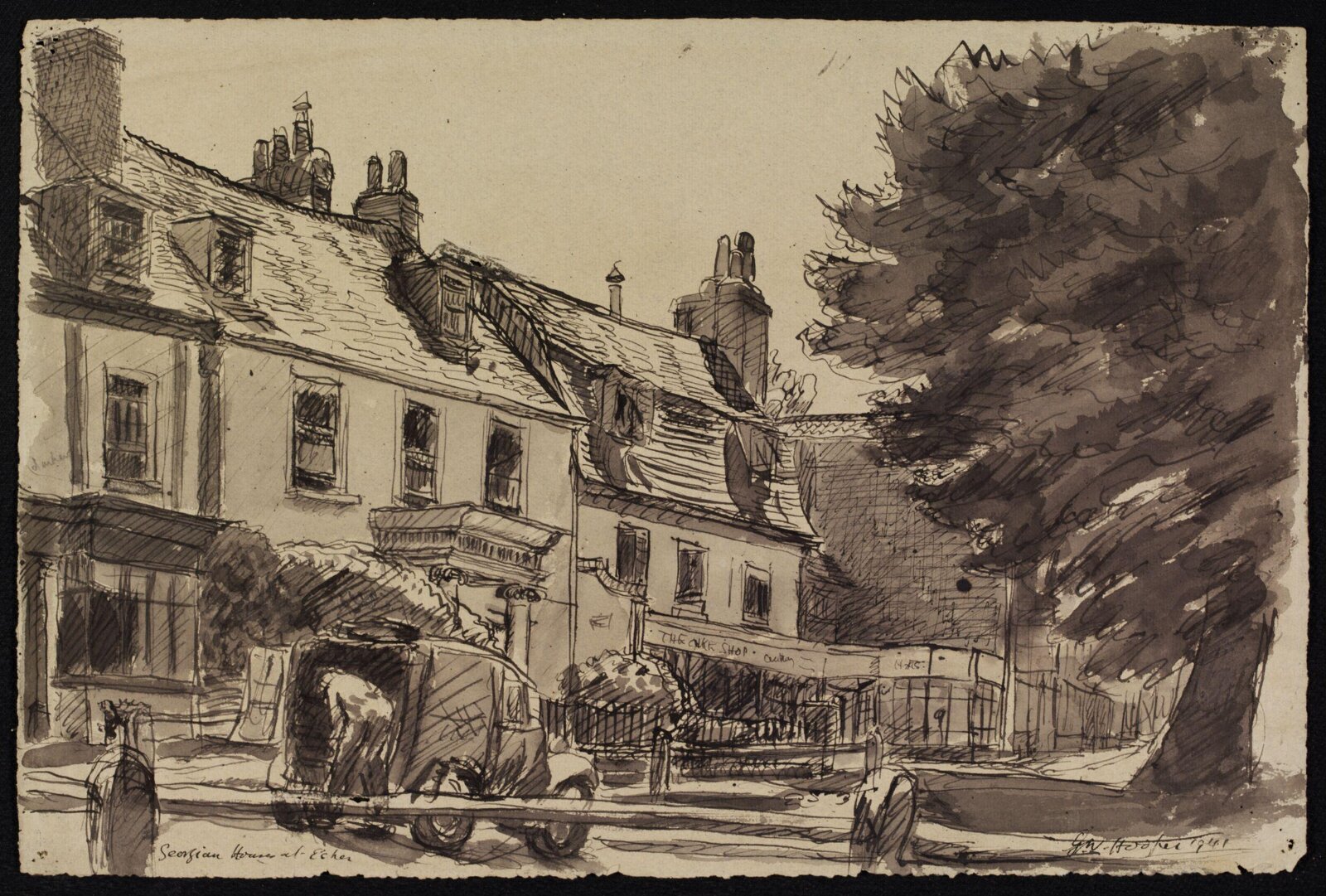 Georgian Houses at Esher, Hooper, 1941