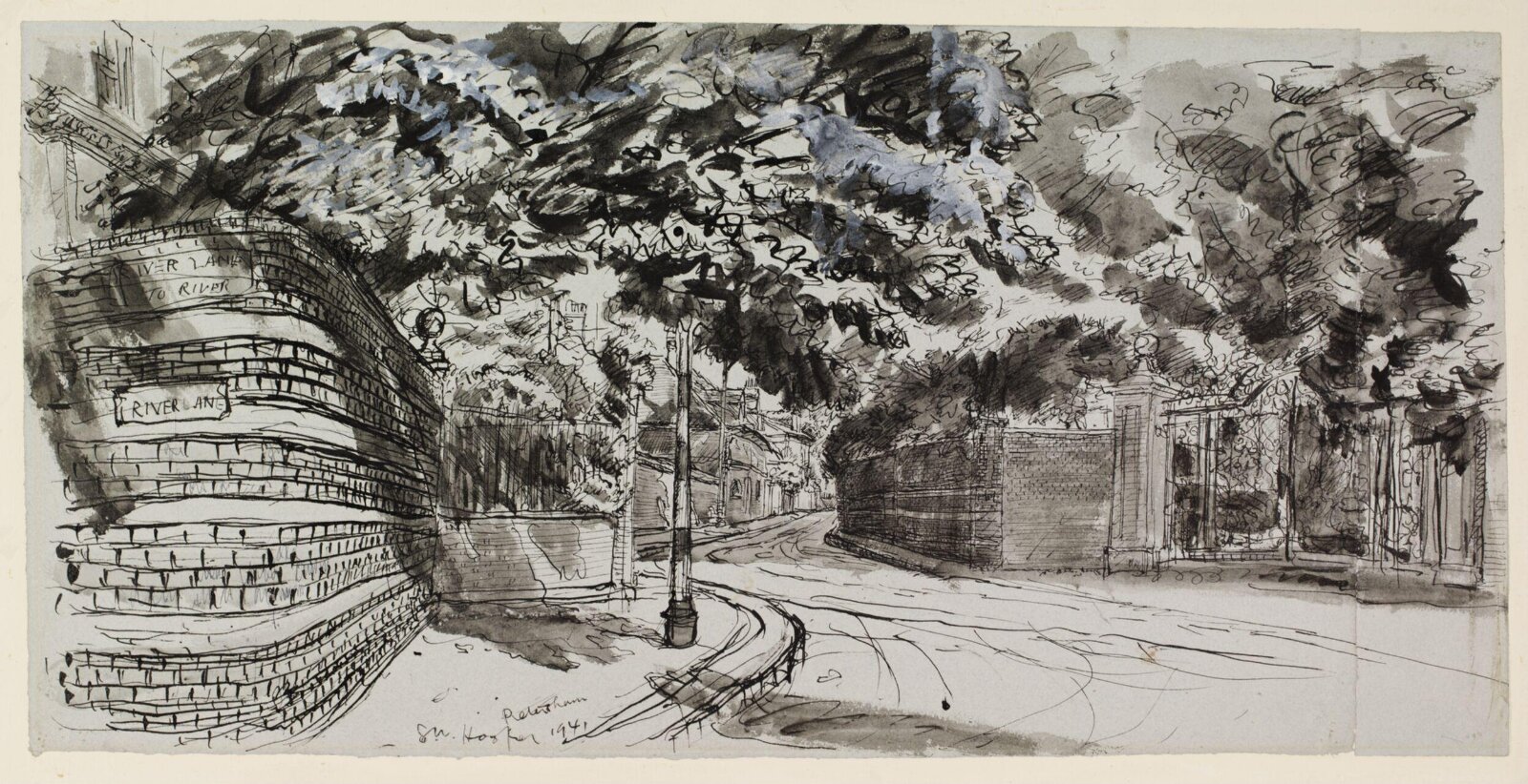 River Lane, Petersham, Hooper, 1941
