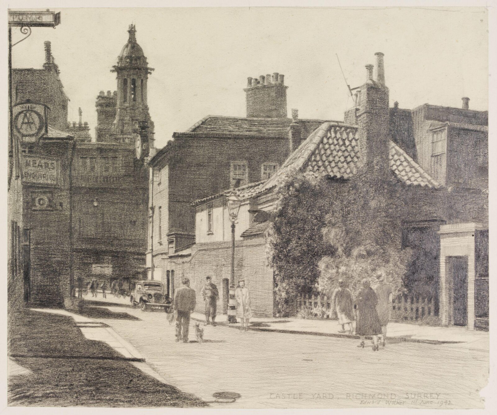 Castle Yard, Richmond, Walker, 1st June 1942