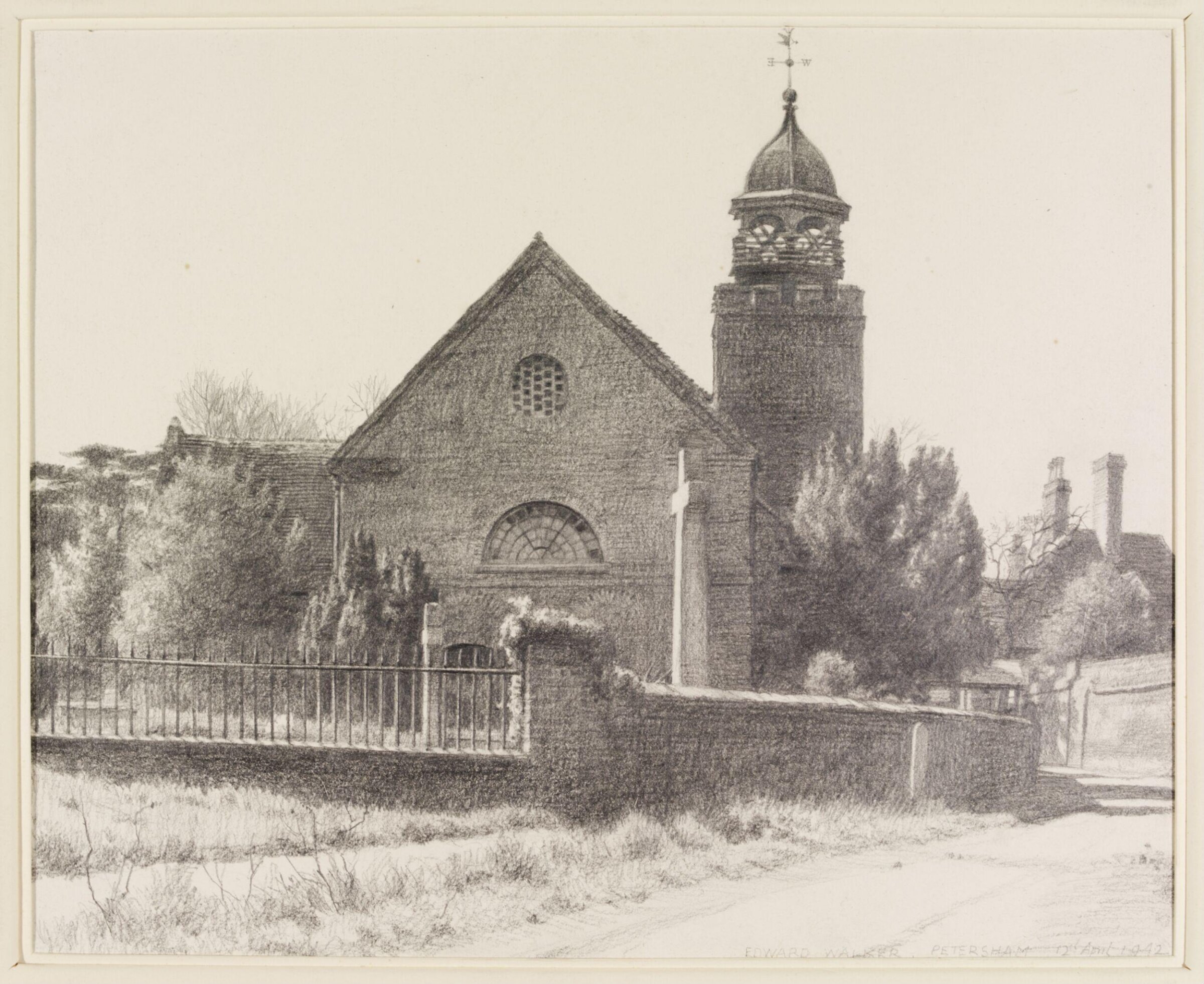 St. Peter's Church, Petersham, Walker, 12th April 1942