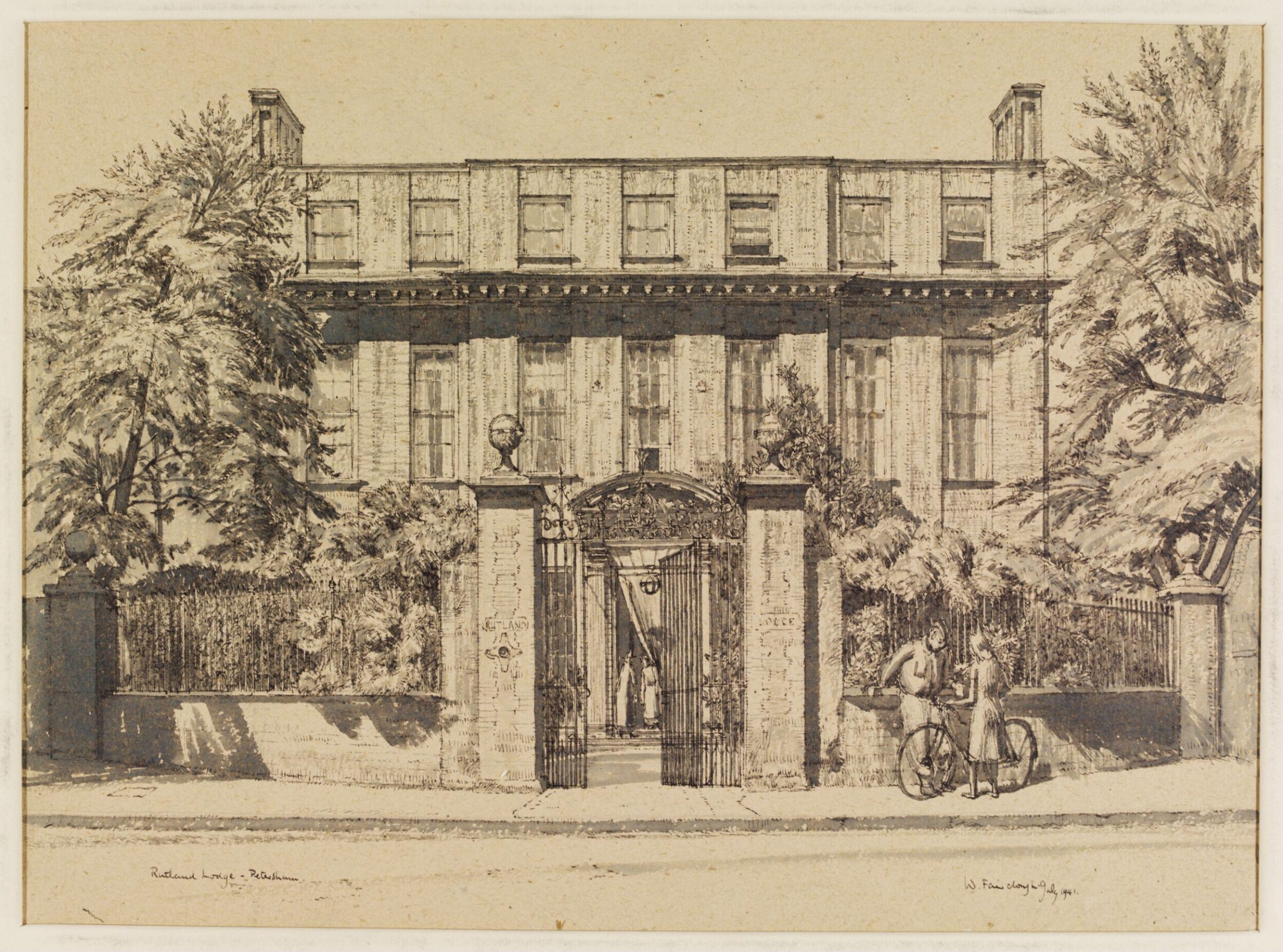 Rutland Lodge - Petersham, Fairclough, July 1941