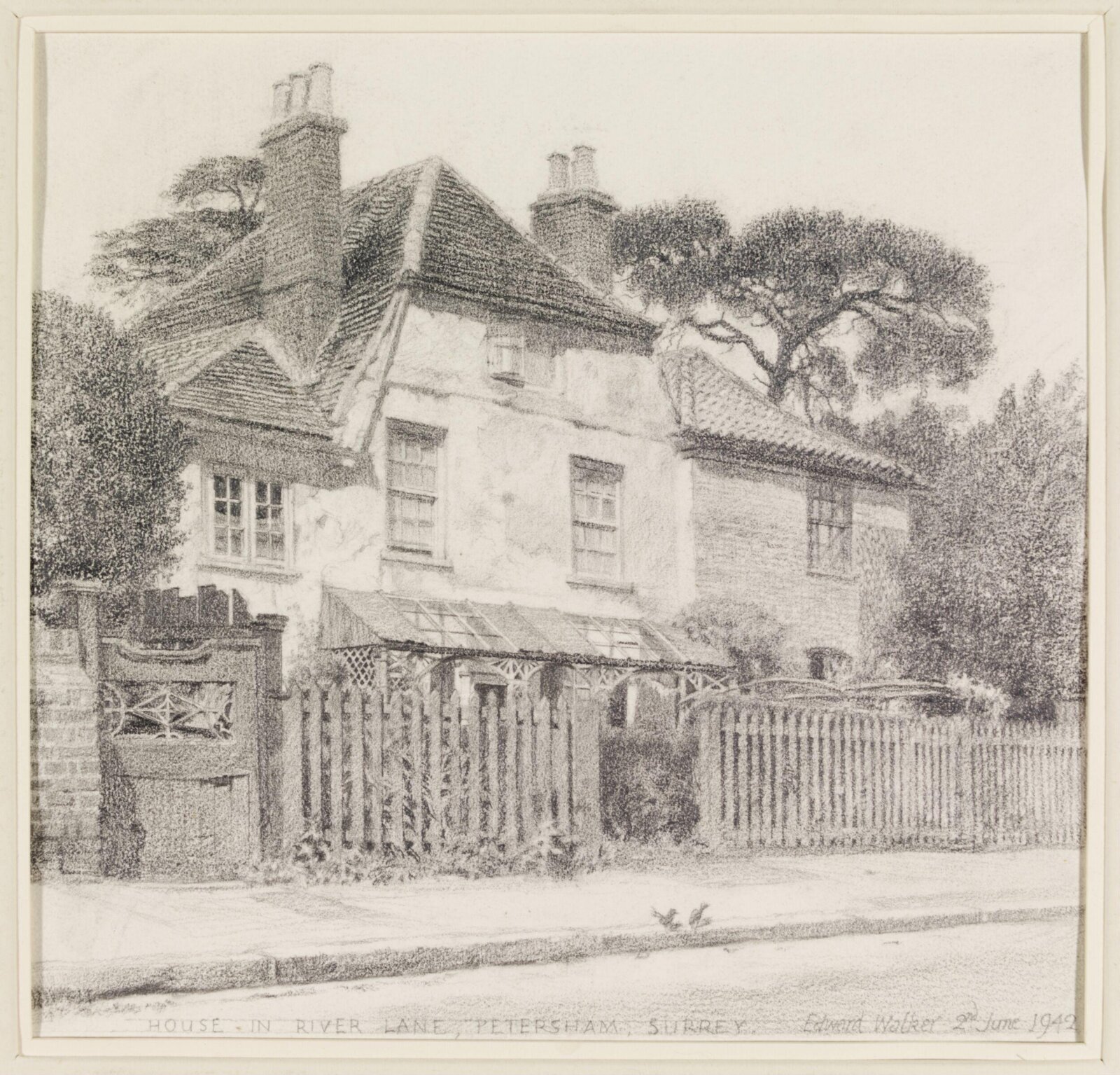 House in River Lane, Petersham, Walker, 2nd June 1942