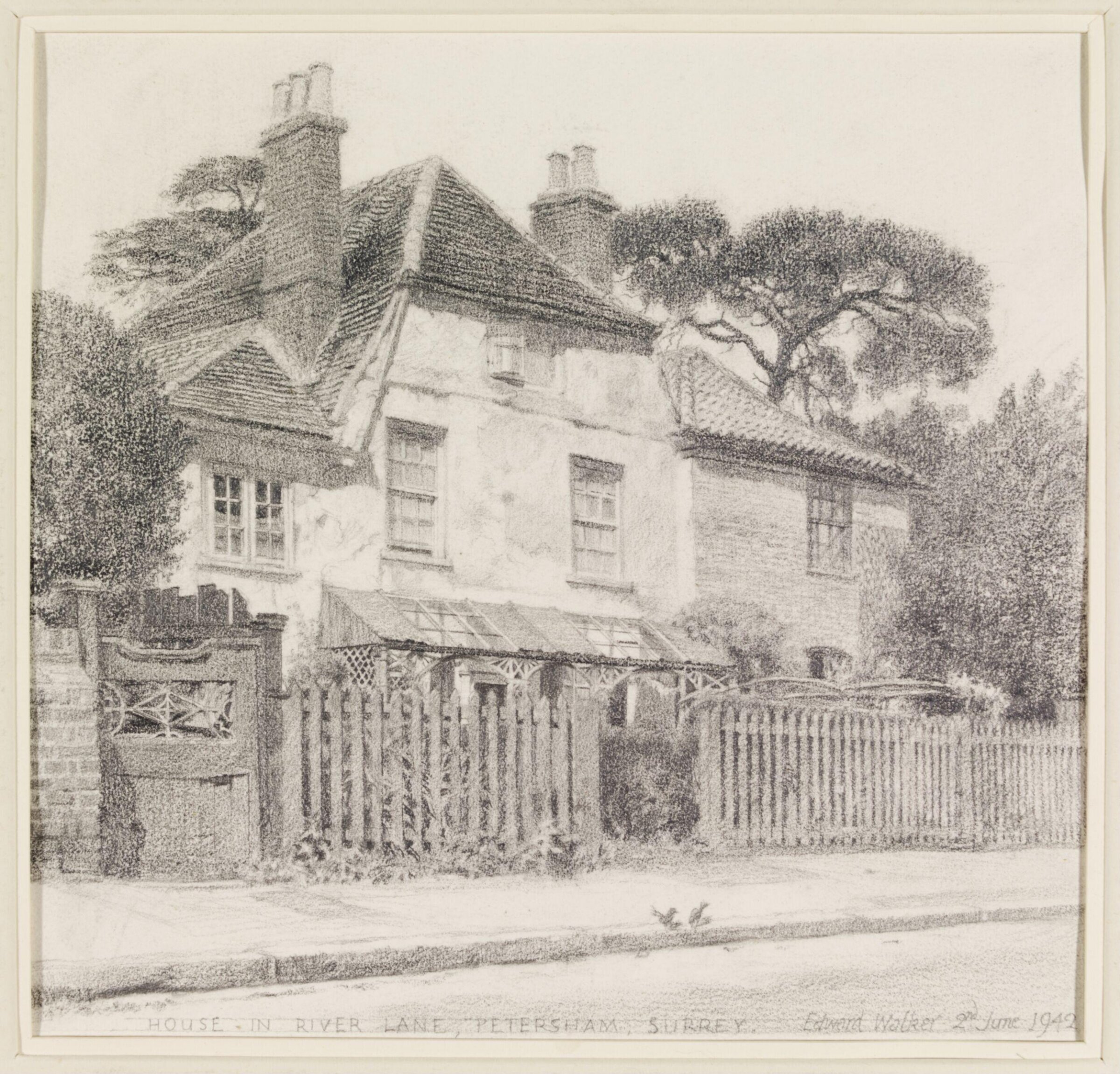 House in River Lane, Petersham, Walker, 2nd June 1942