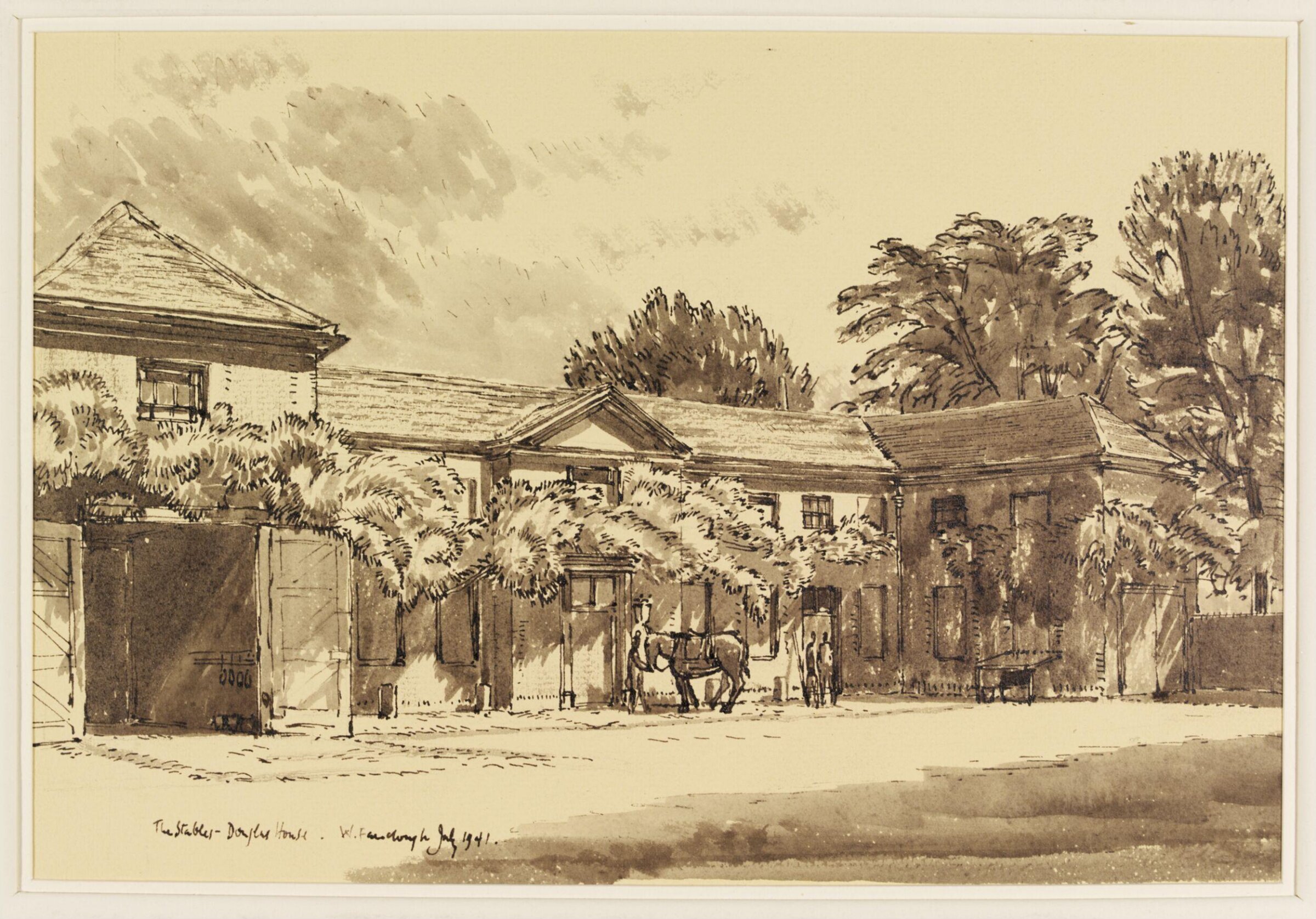 The Stables, Douglas House, Petersham, Fairclough, July 1941