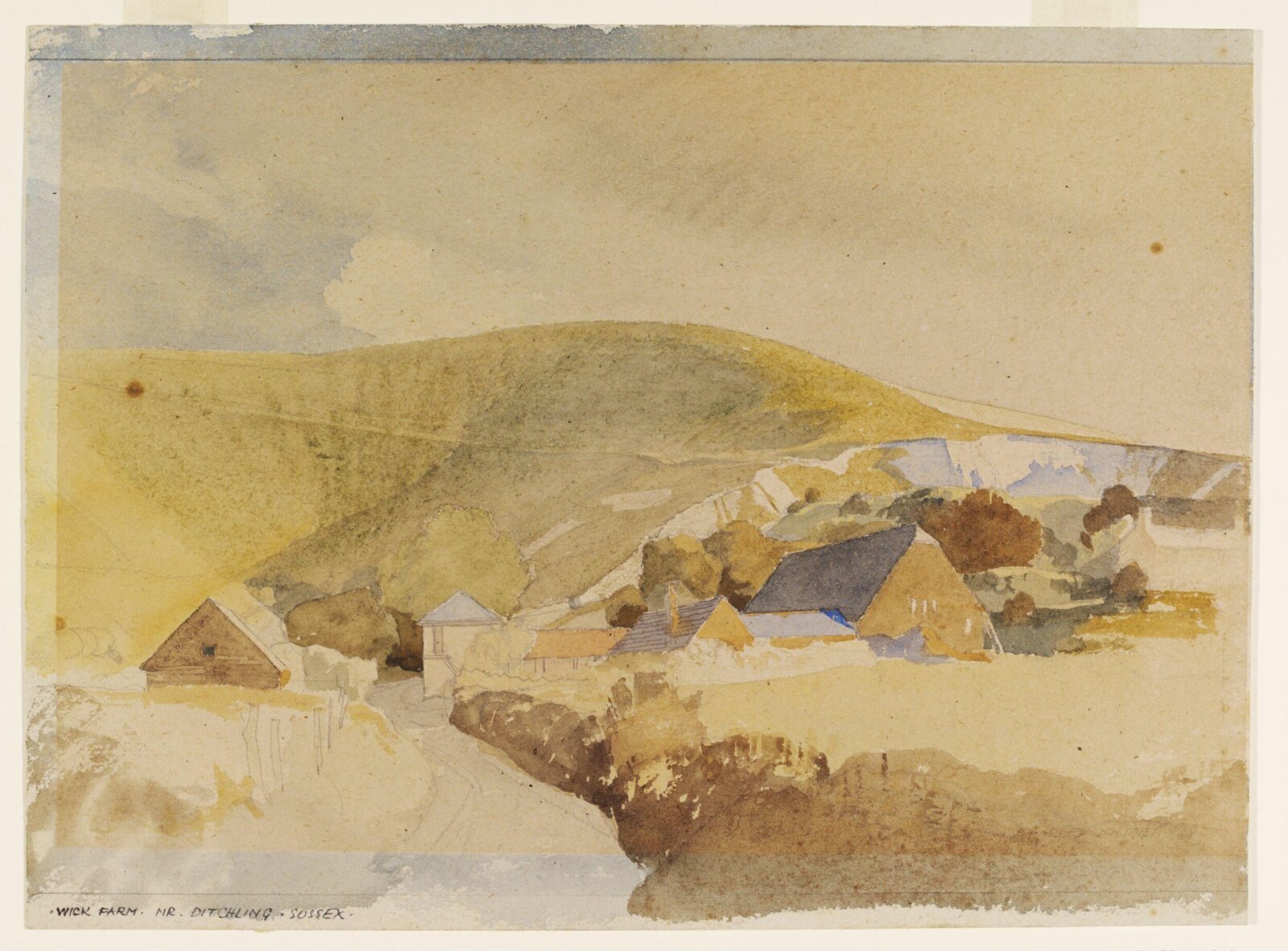 Wick Farm, near Ditchling, Charles Knight, 1940