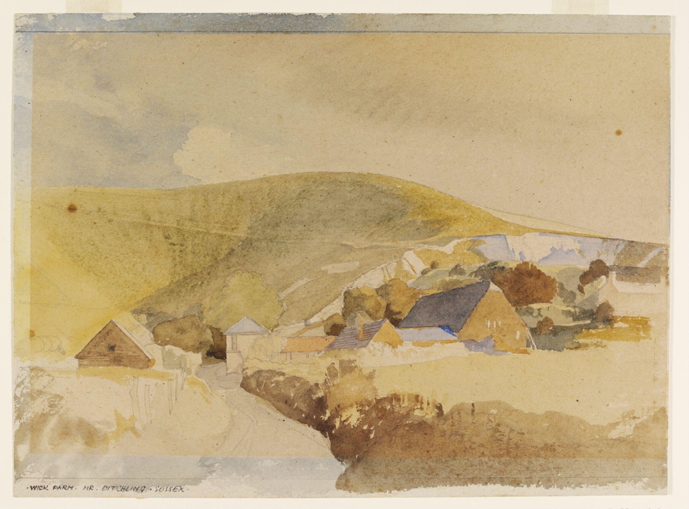 Wick Farm, near Ditchling, Charles Knight, 1940