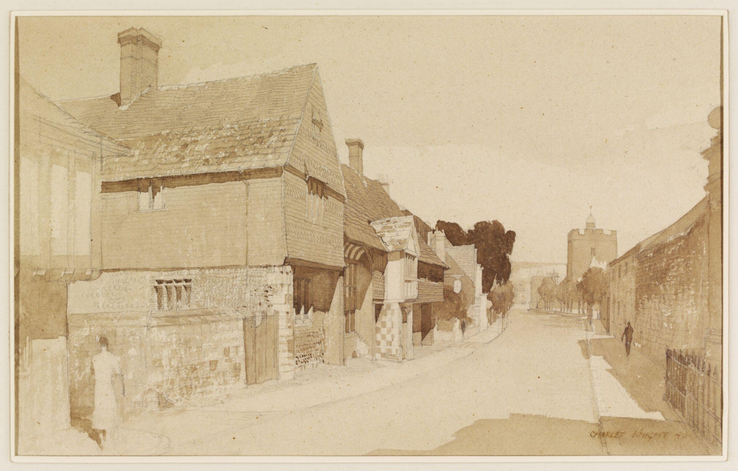 High Street, Southover, Charles Knight, 1940