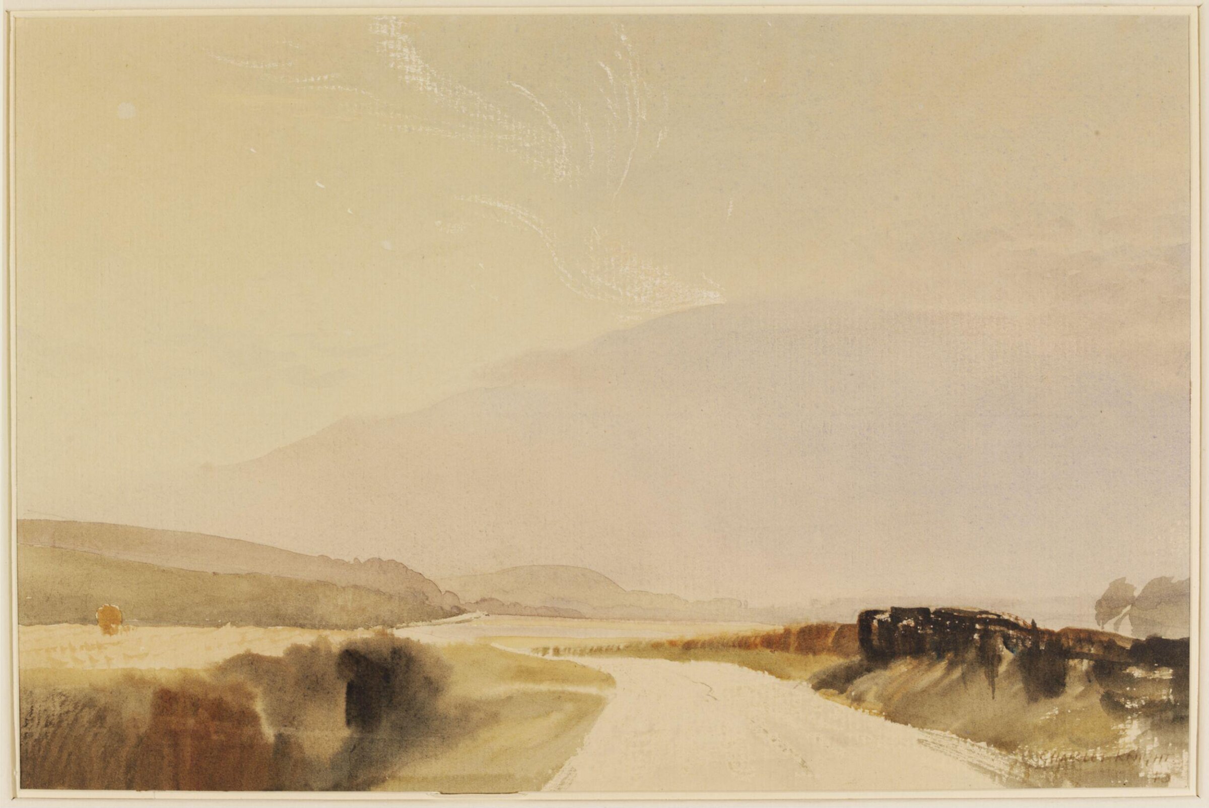 The Southdown, Underhill Road; Westwards towards Clayton, Charles Knight, 1940