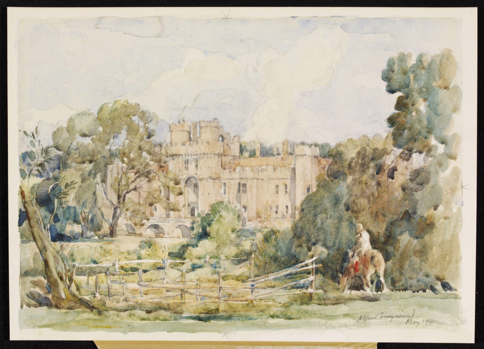 Herstmonceux Castle, Alfred Hayward, May 1940