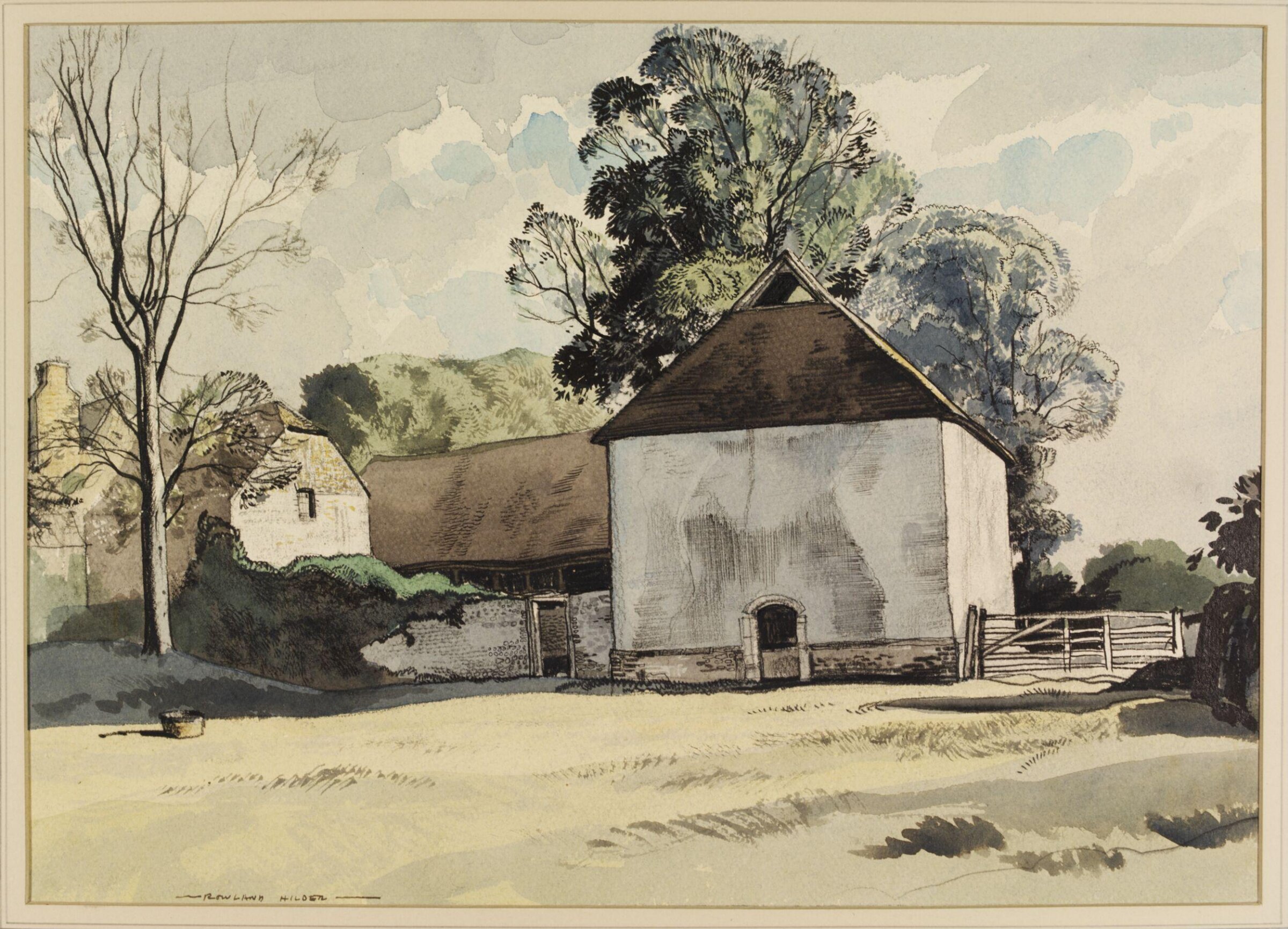 Saxon Dovecote, Lullington, near Alfriston, Cuckmere Valley, Hilder, ca. 1940