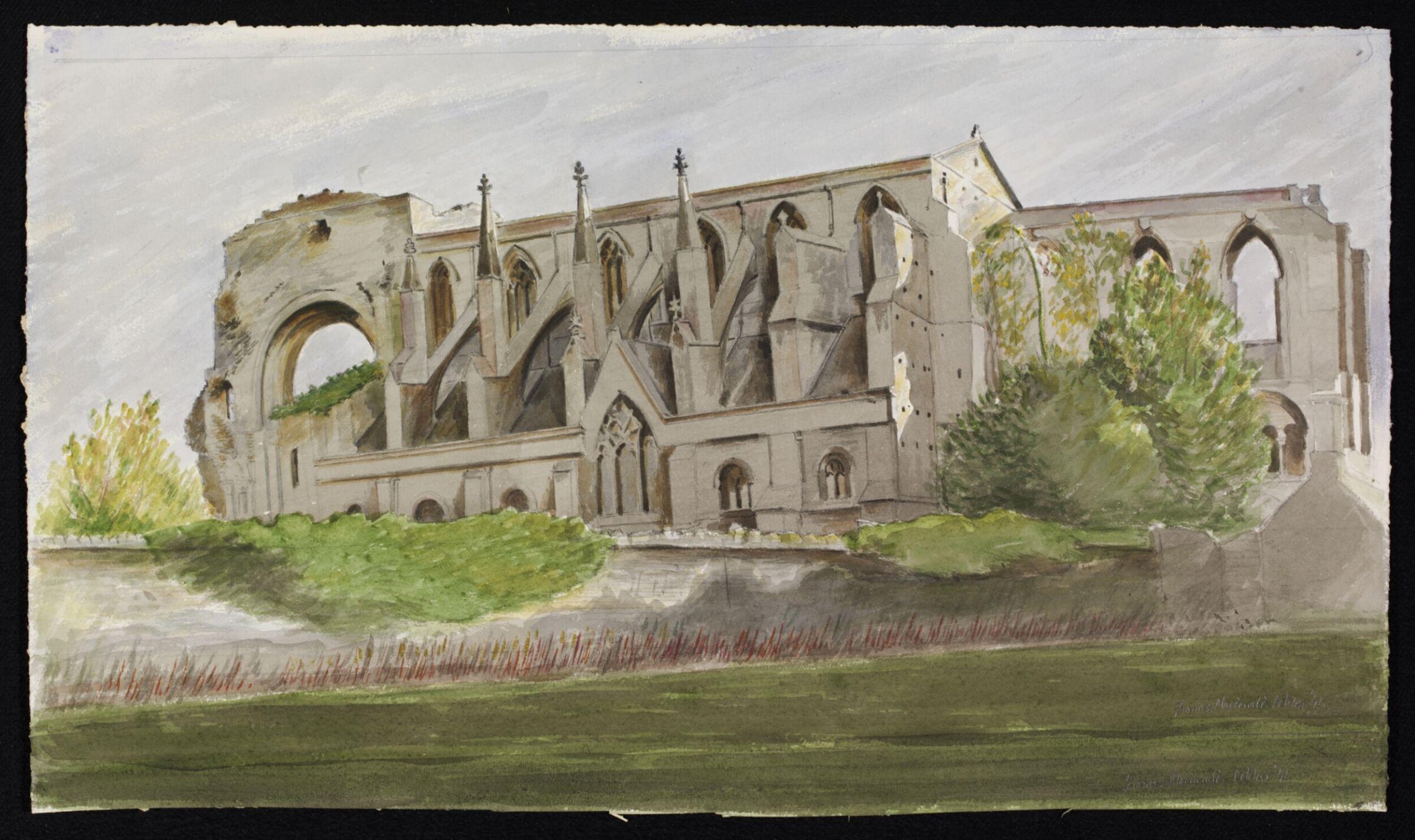 The Abbey, Malmesbury, Frances Macdonald, October 1941