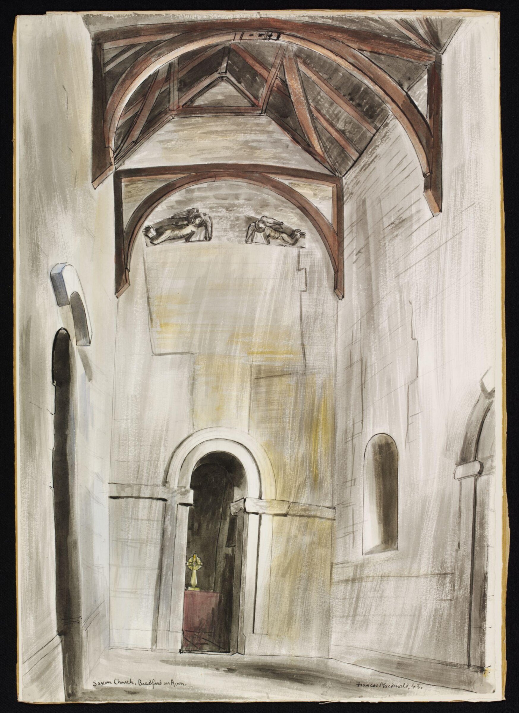 Saxon Church, Bradford-on-Avon, Frances Macdonald, 1943