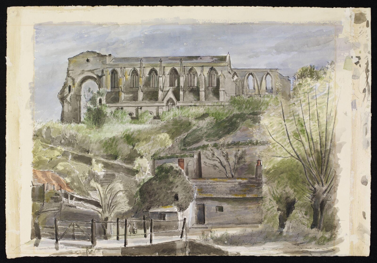 The Abbey, Malmesbury, Frances Macdonald, October 1941