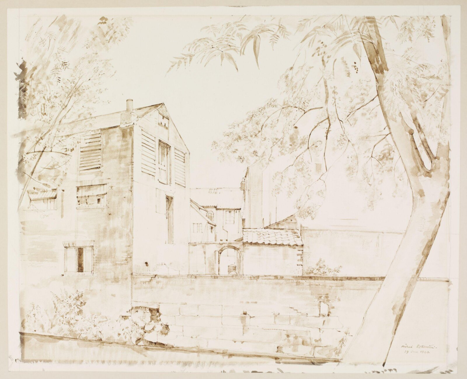 The Tannery, Thirsk, Michael Rothenstein, 19 June 1940