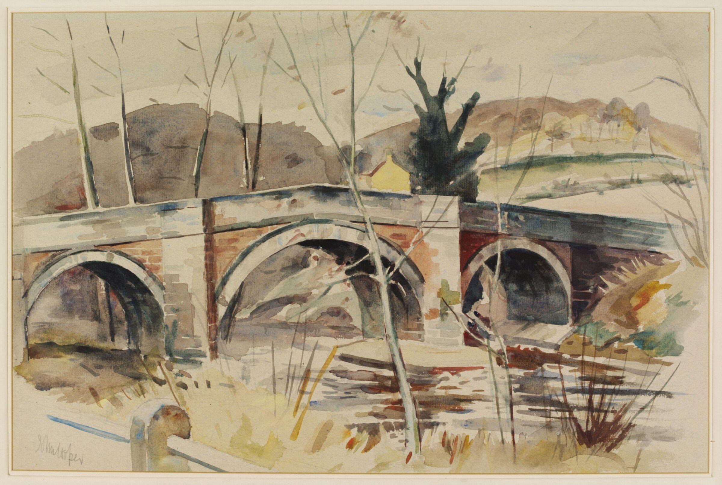 Ashberry Bridge (North side), Rievaulx, John Cooper, ca. 1940