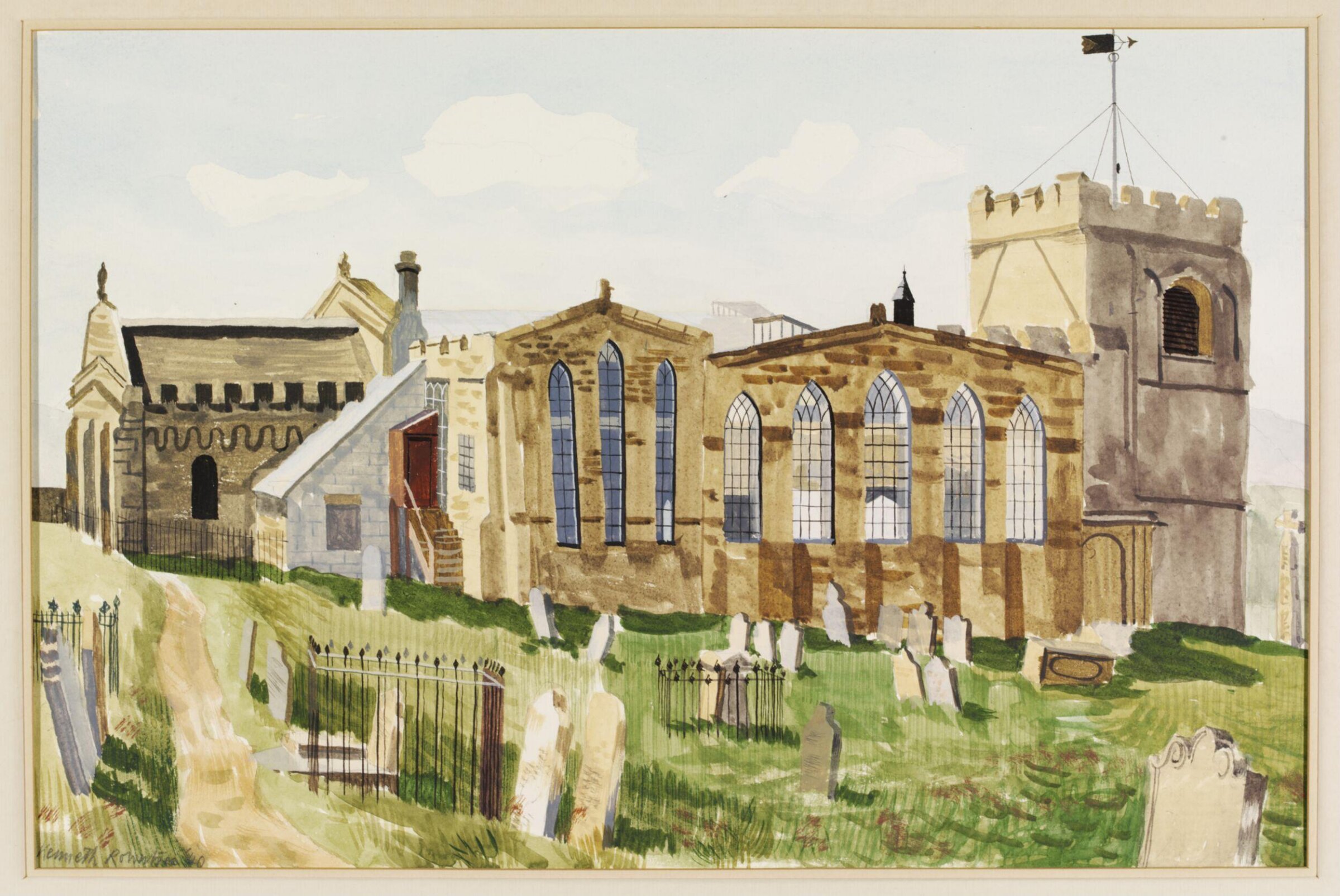 St. Mary's, Whitby - Exterior, Rowntree, 1940