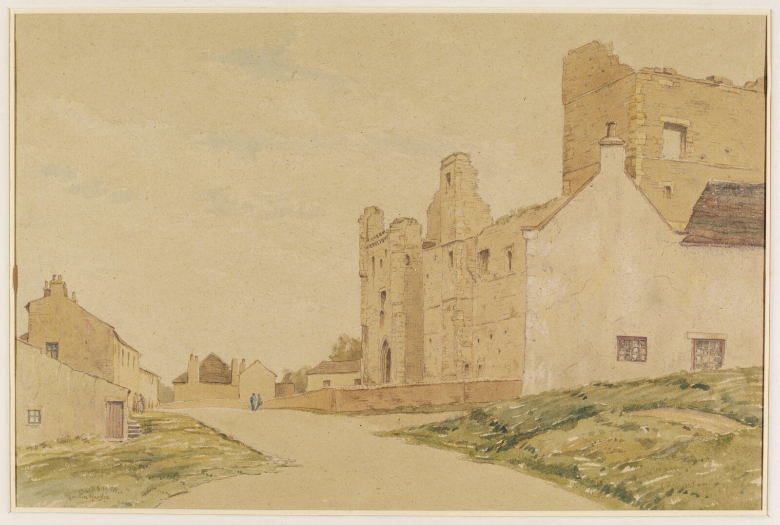 Middleham Castle, Hardie, ca. 1940