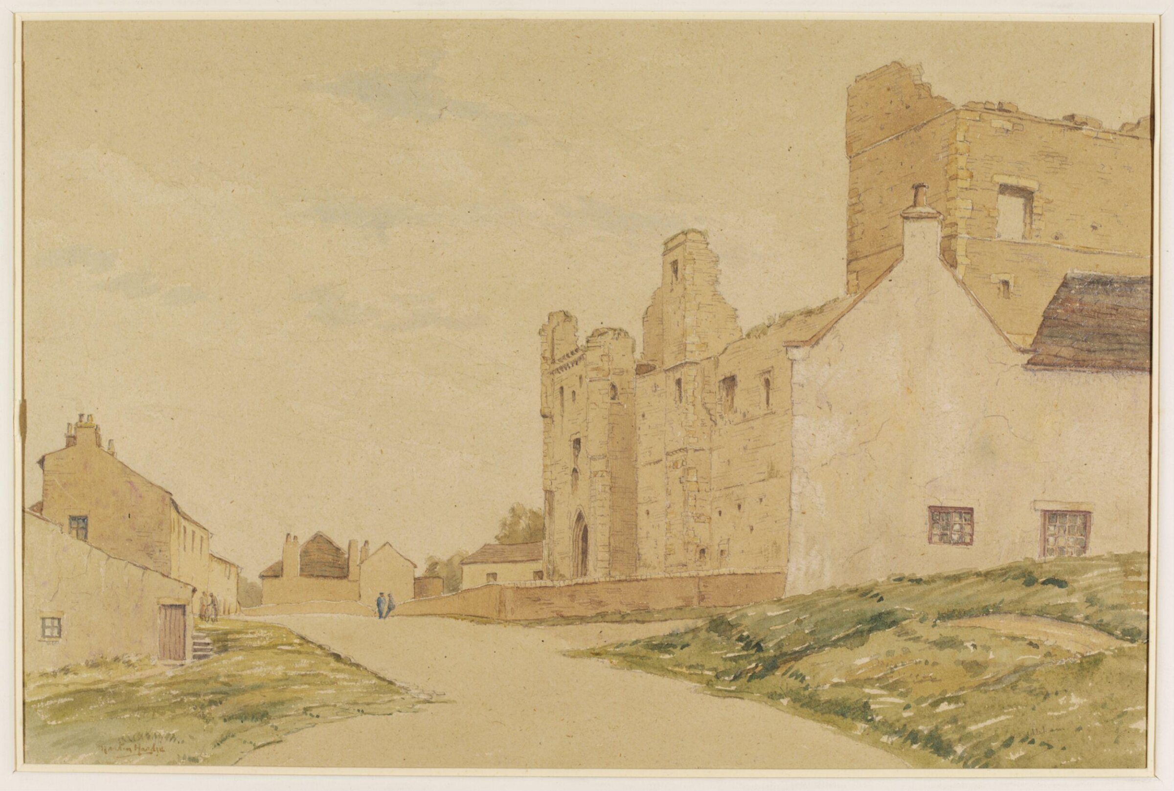 Middleham Castle, Hardie, ca. 1940