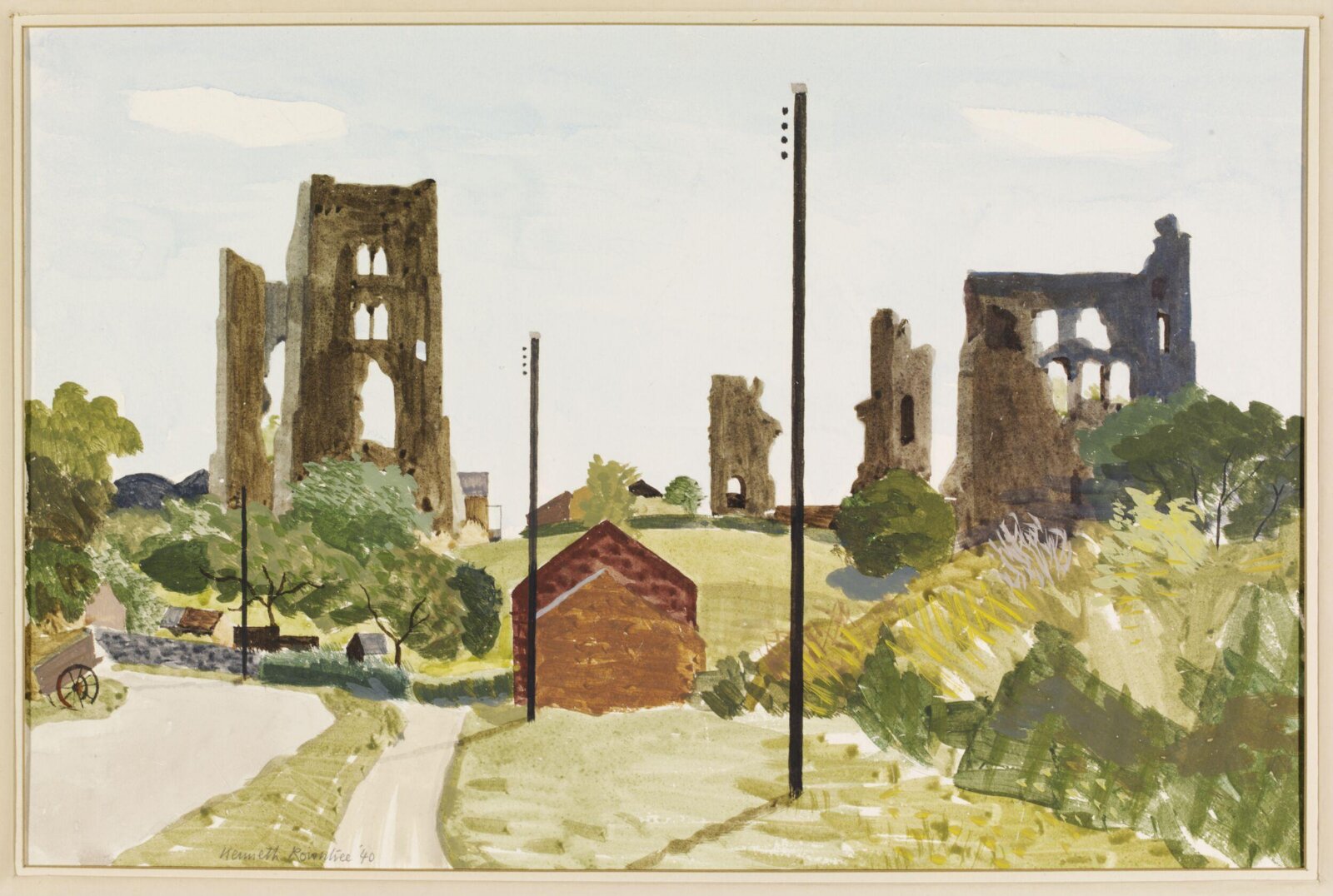 The Castle, Sheriff Hutton, Rowntree, 1940