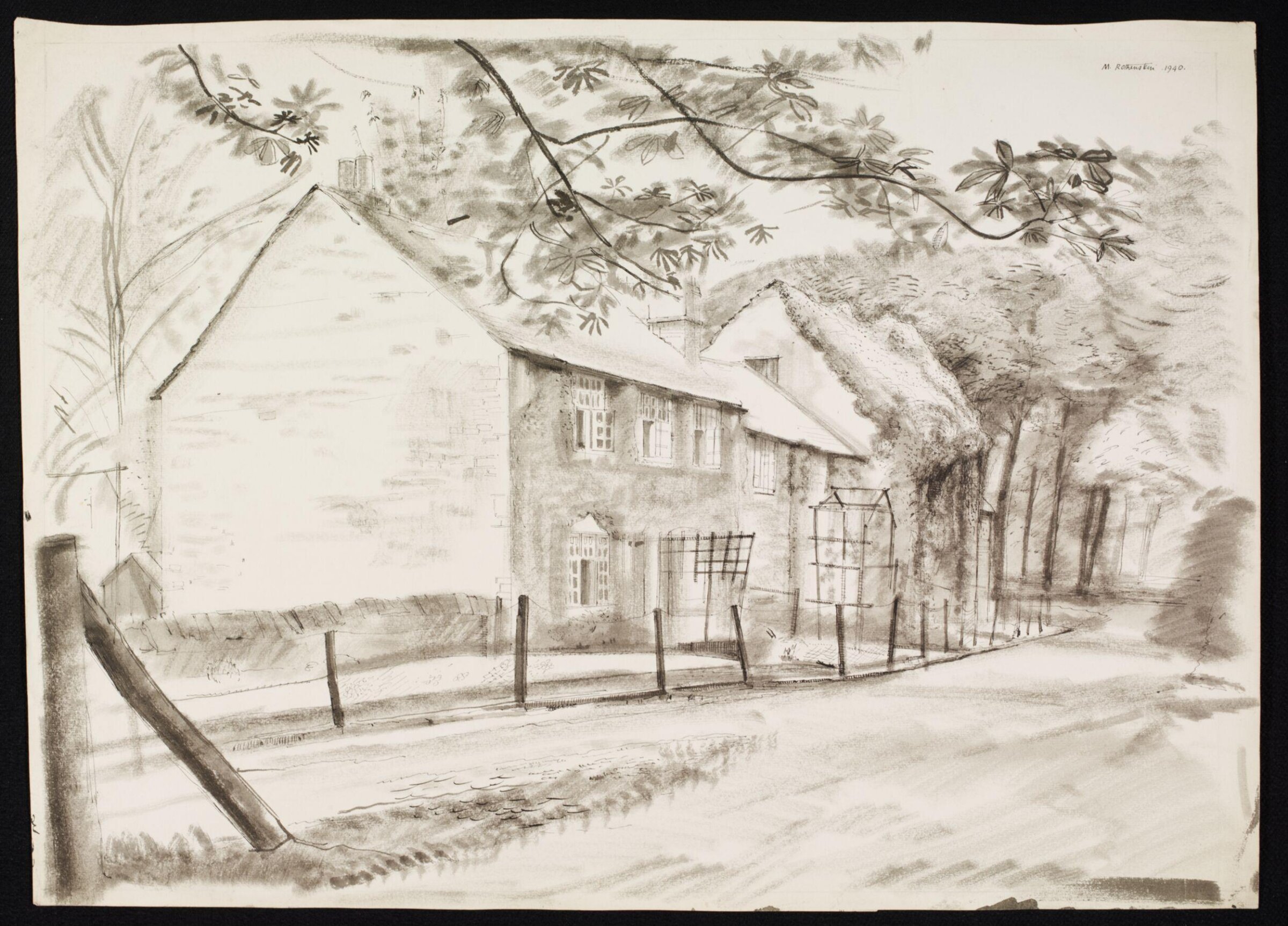 Bowser Bottom Cottages, Sheffield, Michael Rothenstein, 1940