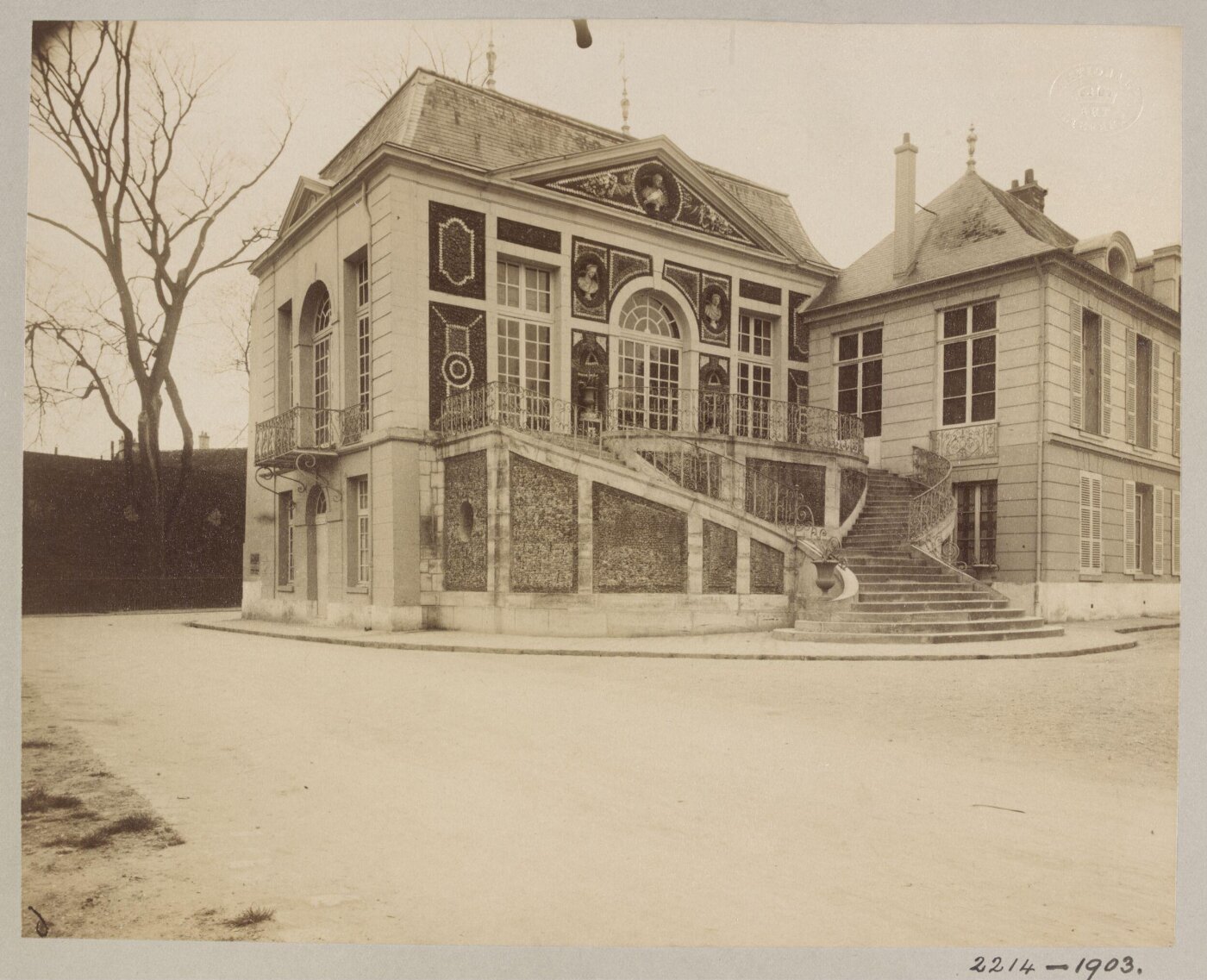Atget, Jean-Eugène-Auguste, Pavillion, Château de Juvisy