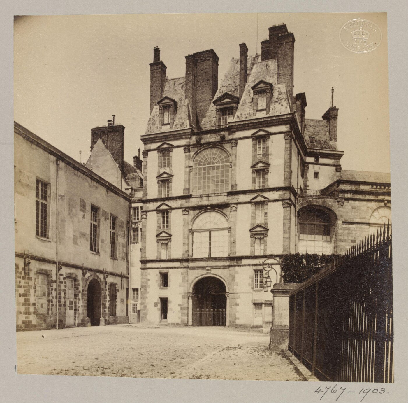 Atget, Jean-Eugène-Auguste, Parte doree, made by order of Francis I from design by Primaticcio, Fontainebleau, France