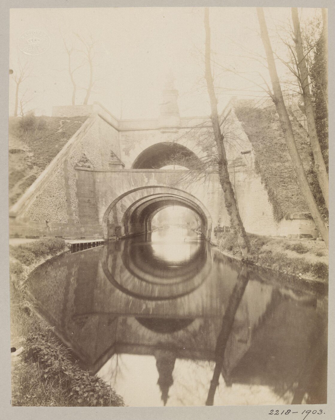Atget, Jean-Eugène-Auguste, Pont des Belles Fontaines, Juvisy-sur-Orge, France