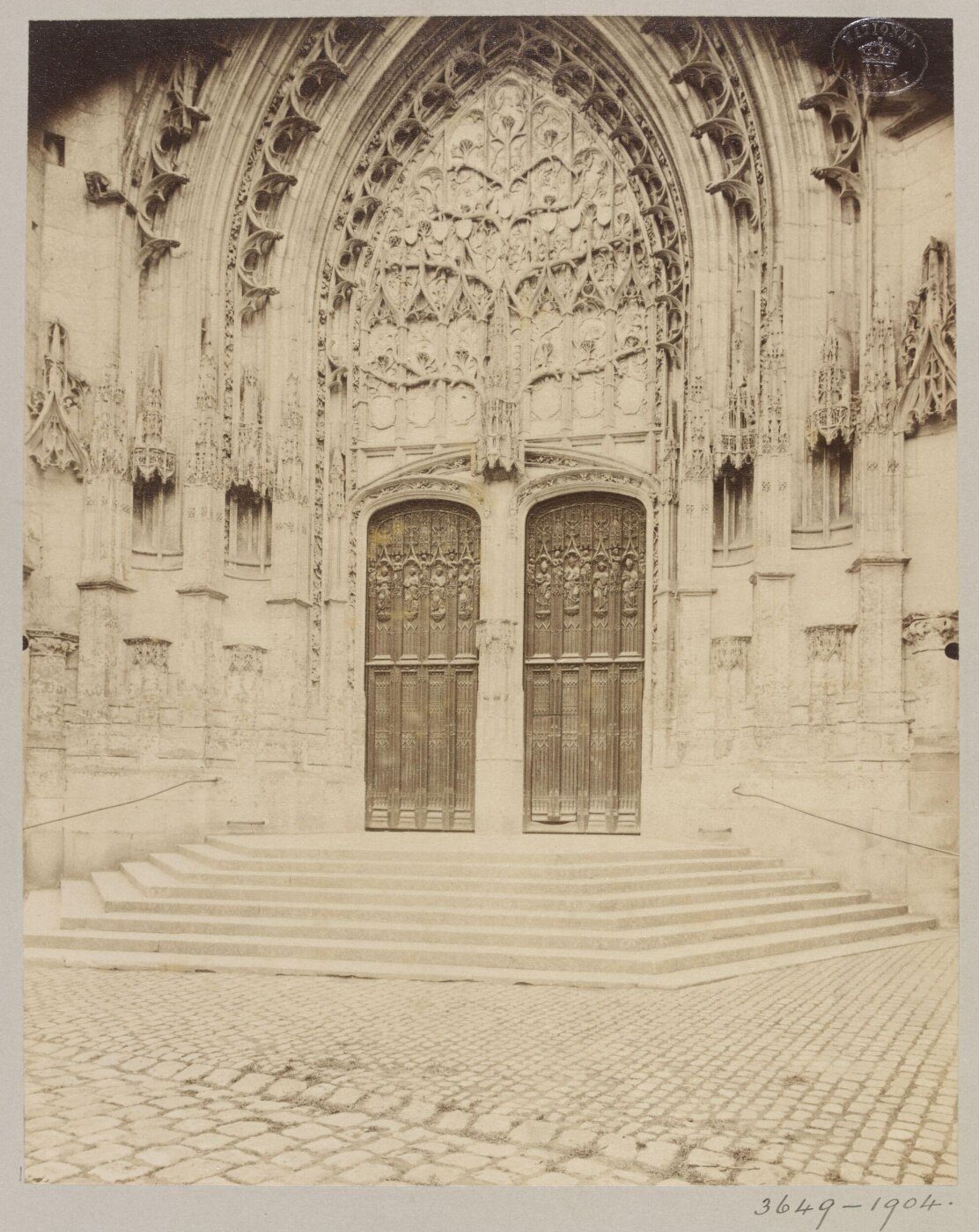 Atget, Jean-Eugène-Auguste, Doorway, Beauvais Cathedral, France