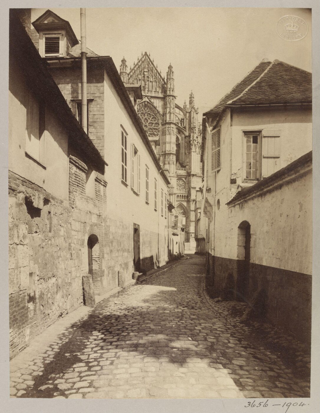 Atget, Jean-Eugène-Auguste, View of the Cathedral, Beauvais, France