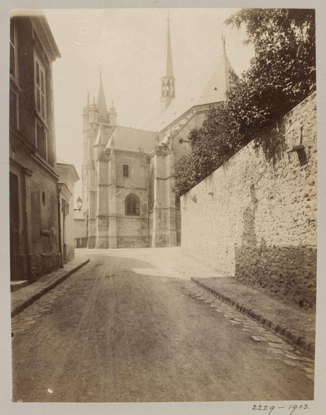 Atget, Jean-Eugène-Auguste, Church Exterior from South-east, Montmorency, France