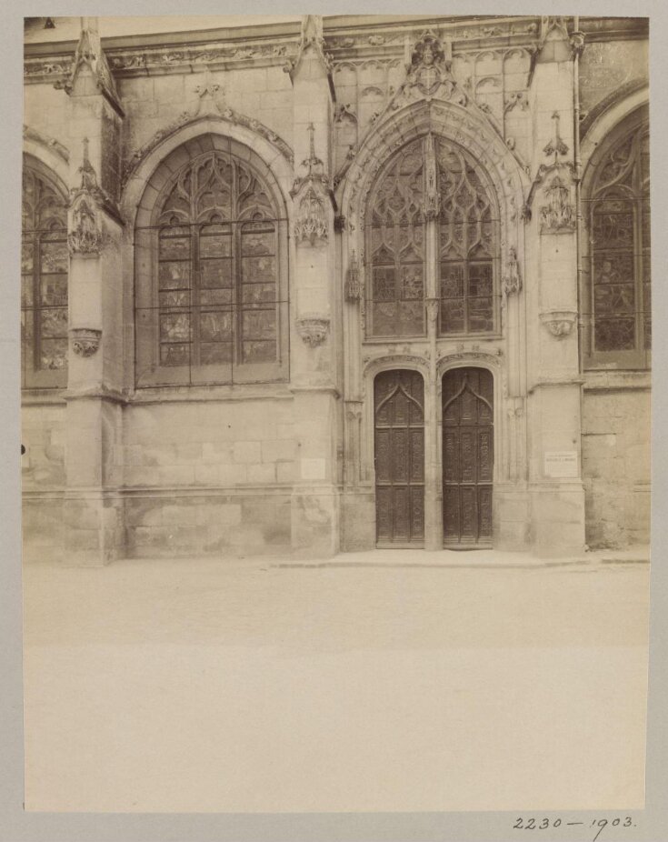 Doorway, Church, Montmorency, France top image