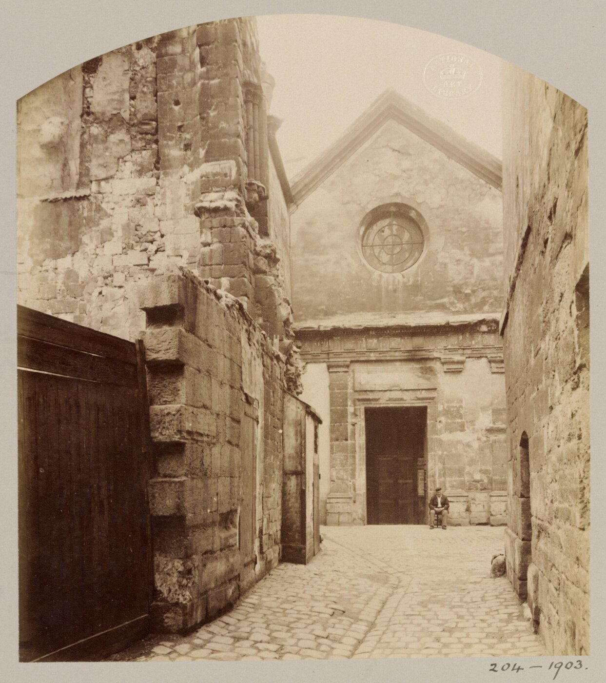 Atget, Jean-Eugène-Auguste, Church of St Le Pauvre, Paris, France