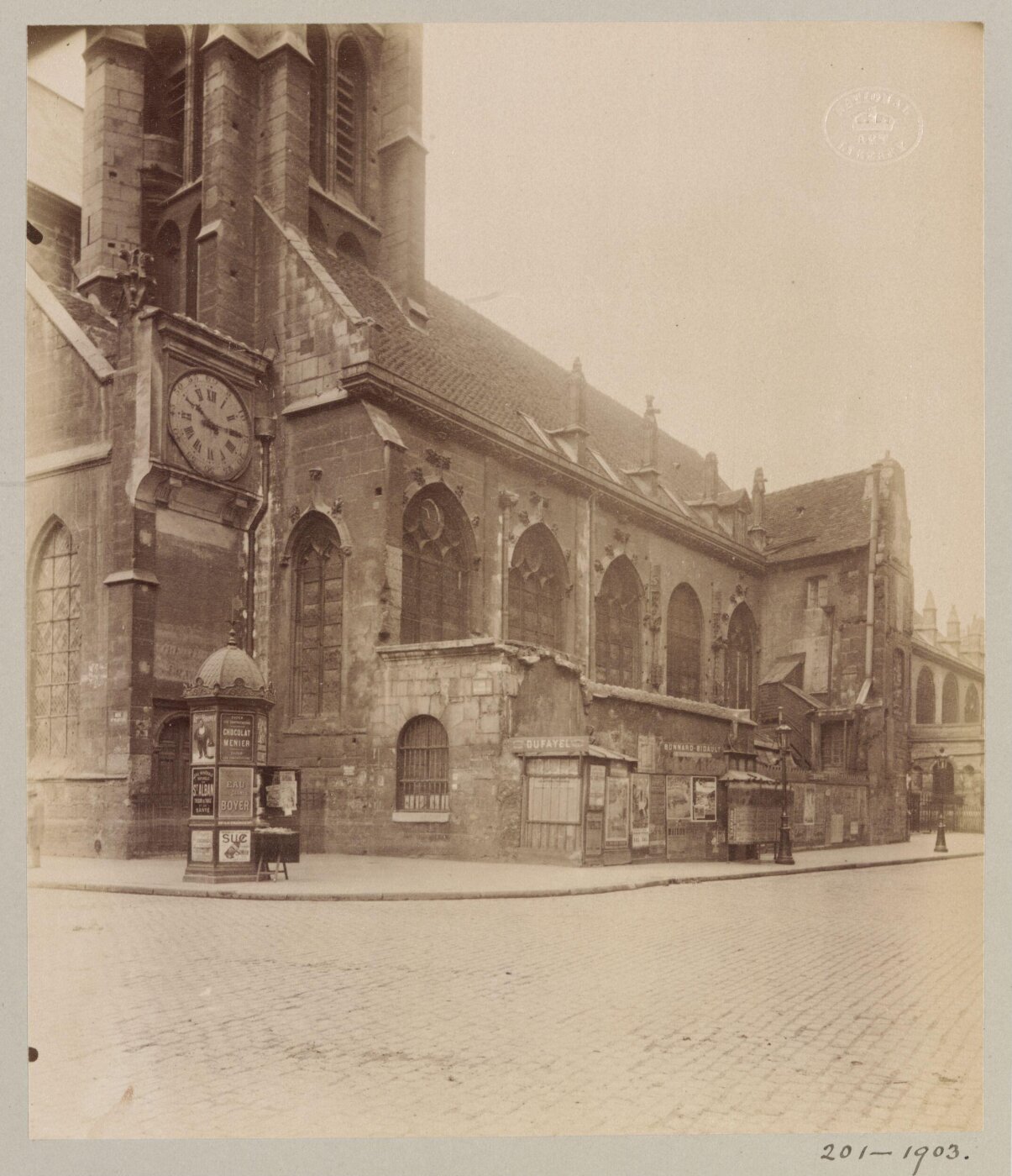 Atget, Jean-Eugène-Auguste, Church of St Nicholas des Champs, Paris, France