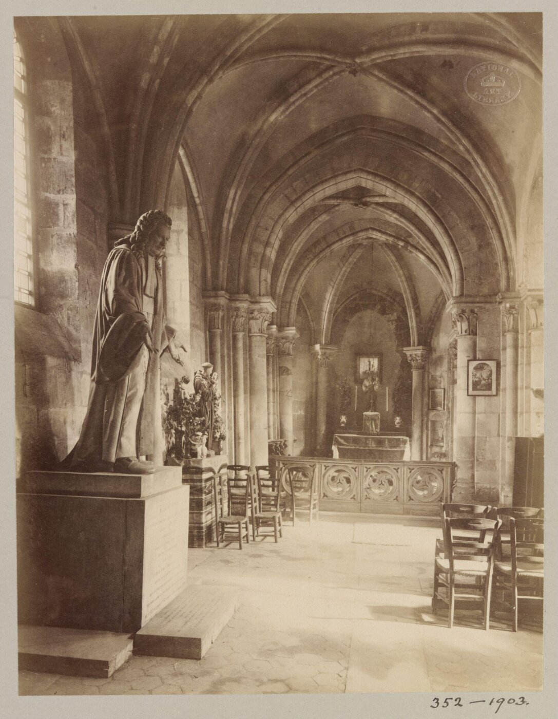 Atget, Jean-Eugène-Auguste, Church of St Le Pauvre, Paris, France