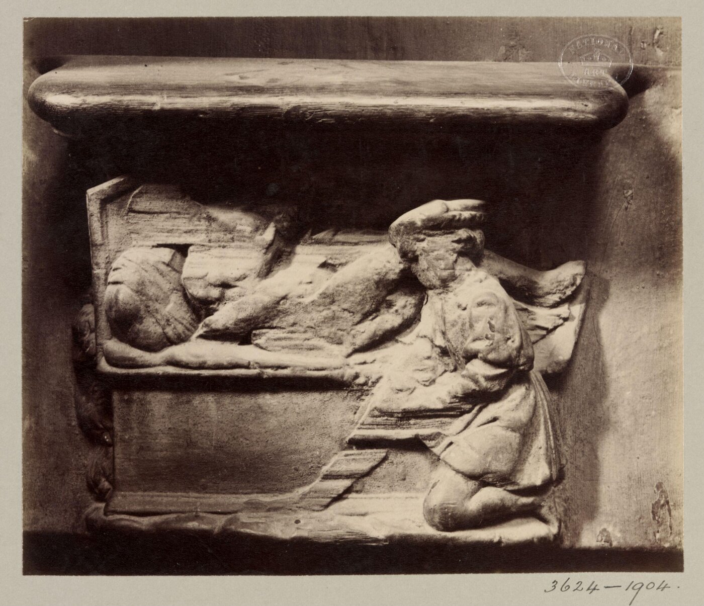 Atget, Jean-Eugène-Auguste, Misericord, Church of St Gervais, Paris, France