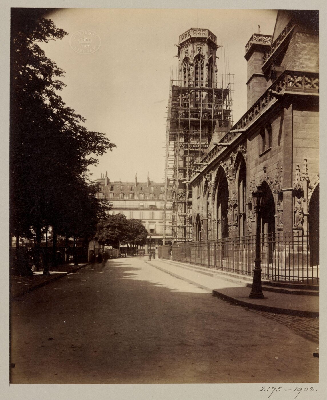 Atget, Jean-Eugène-Auguste, Church of St Germain, Paris, France
