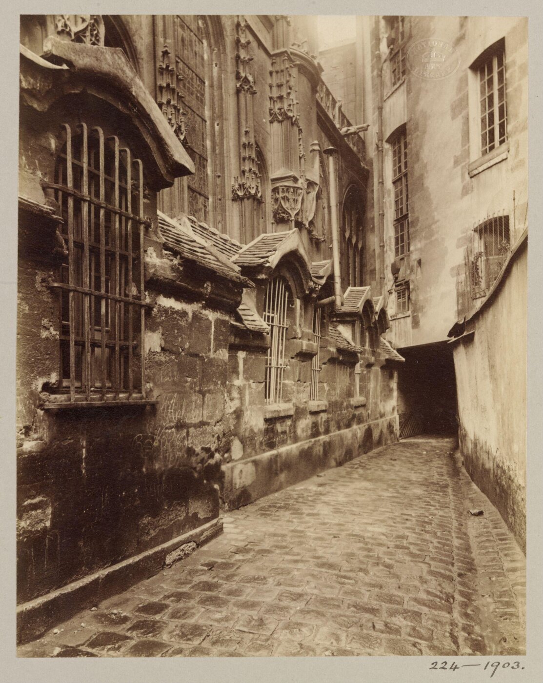 Atget, Jean-Eugène-Auguste, Church of St Gervais, Paris, France