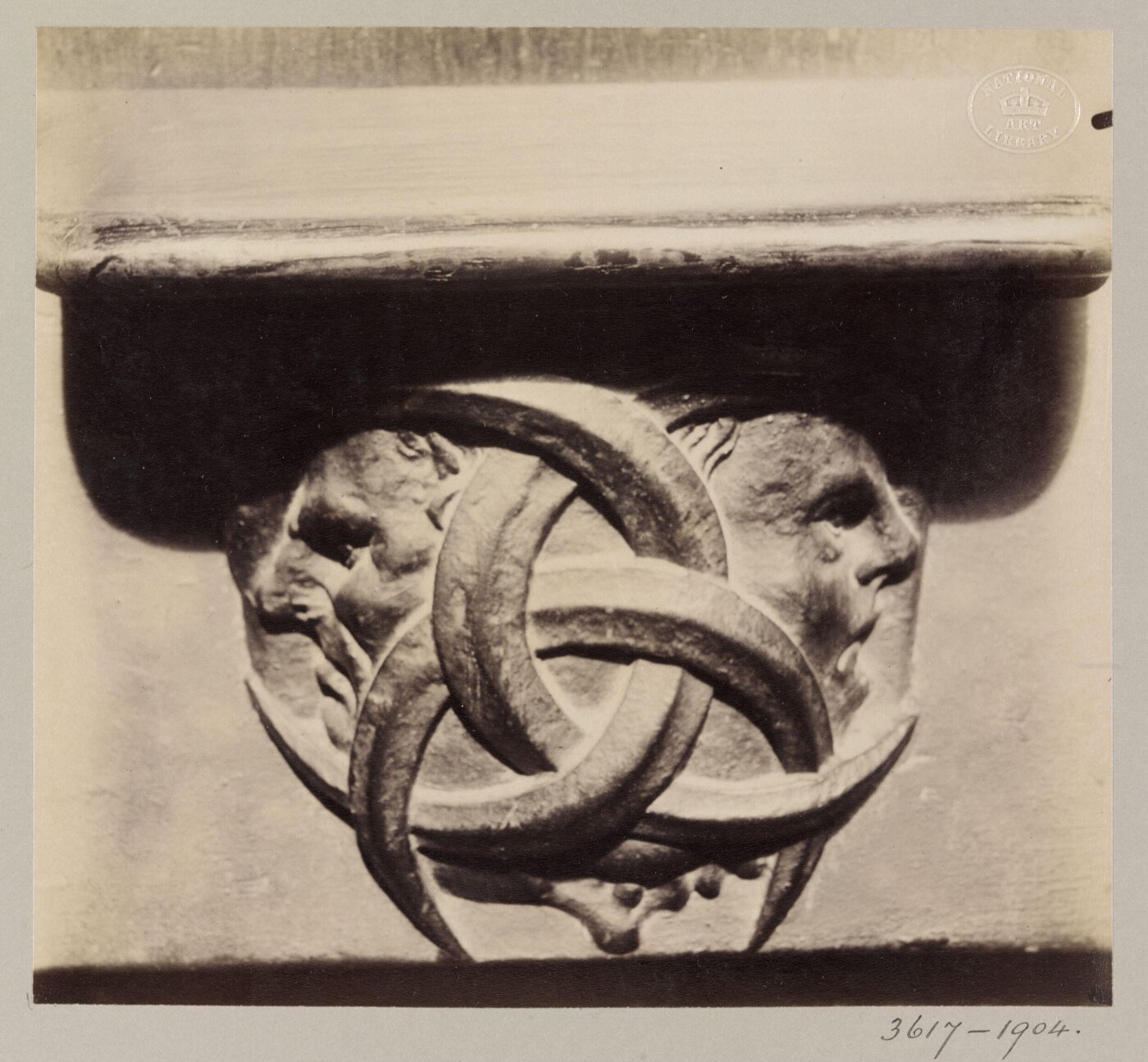 Atget, Jean-Eugène-Auguste, Church of SS Gervais et Protais, Miserere Seat, XVI Century', Paris, France