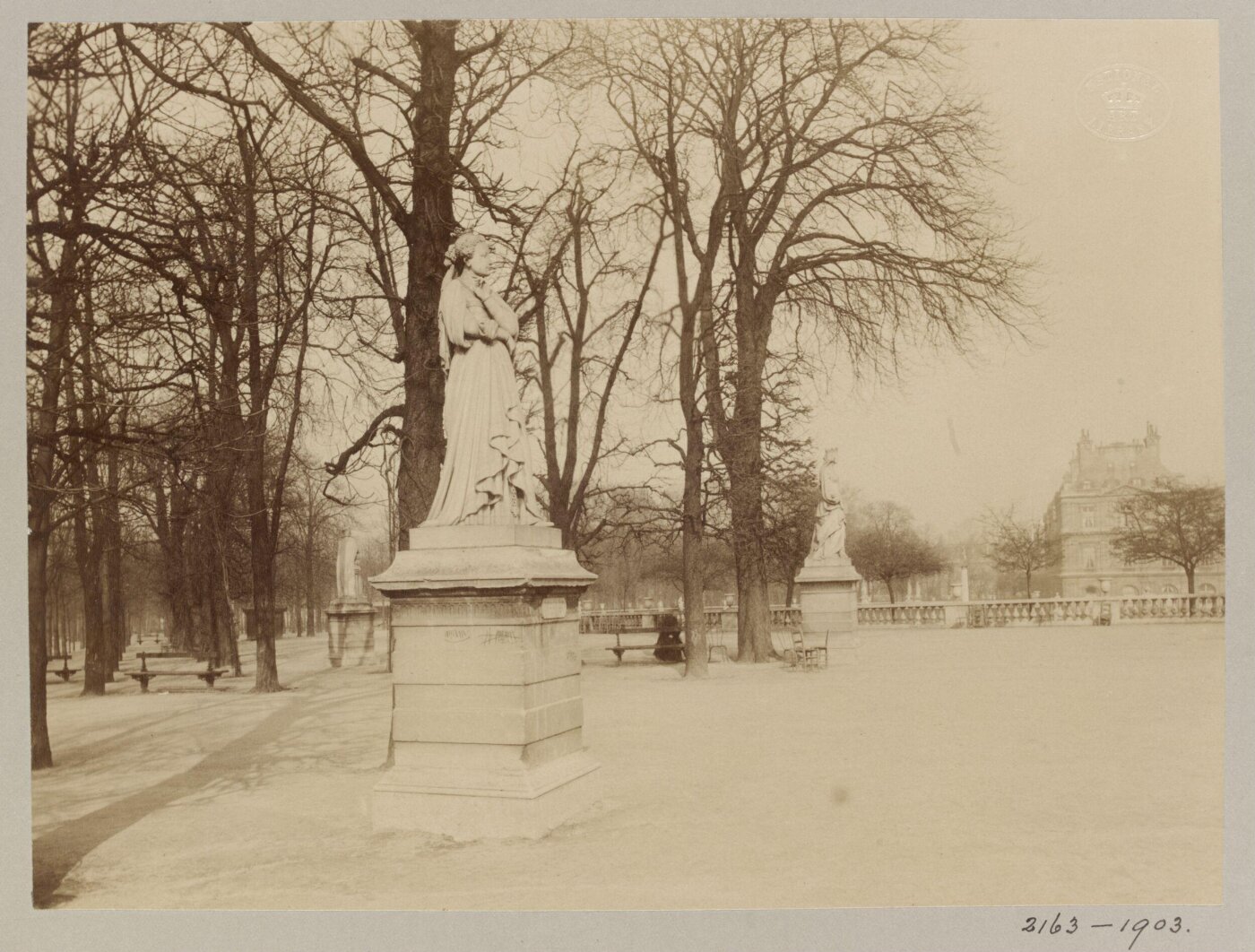 Atget, Jean-Eugène-Auguste, Luxembourg Gardens, Paris, France