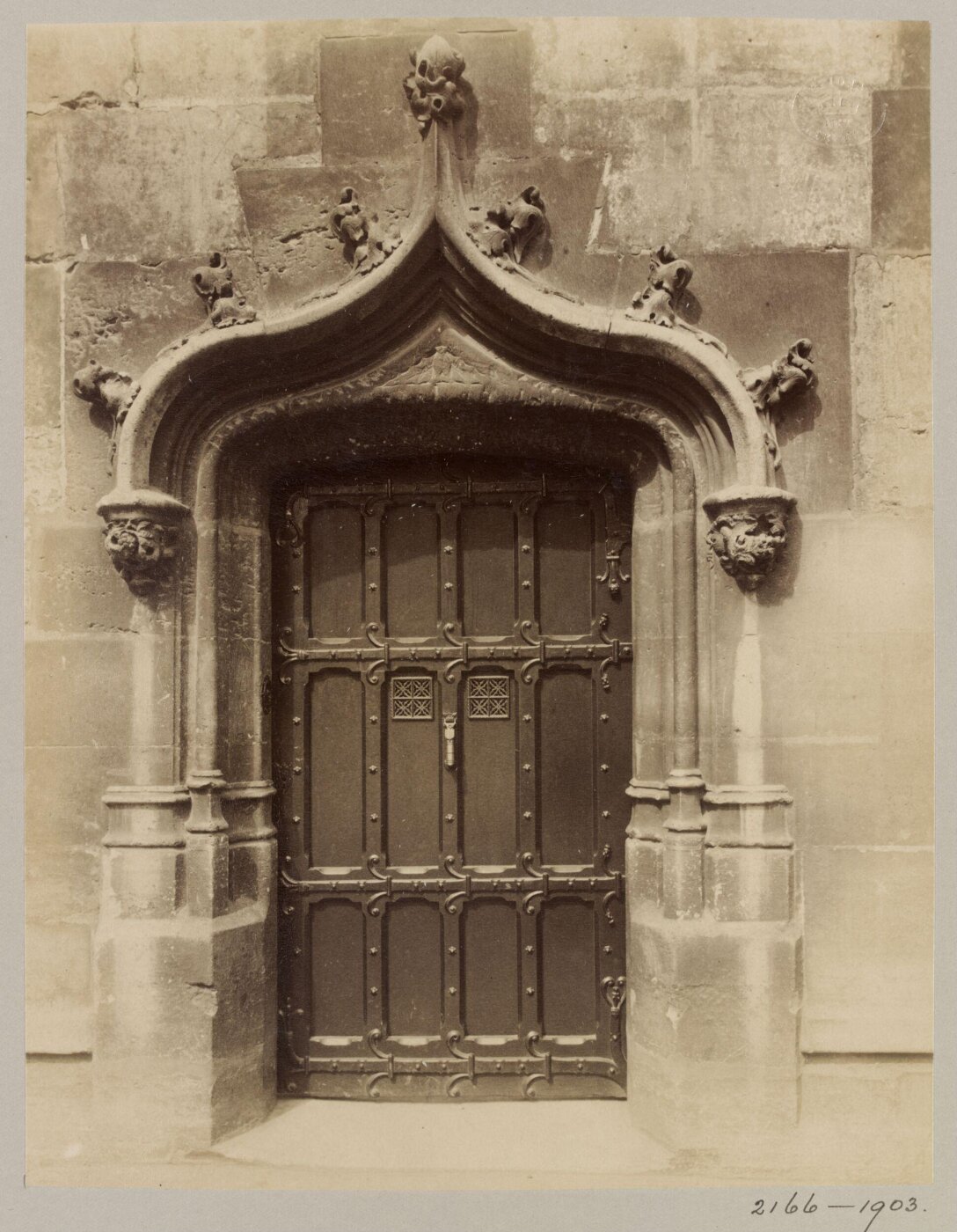 Atget, Jean-Eugène-Auguste, Doorway, Musee de Cluny, Paris, France