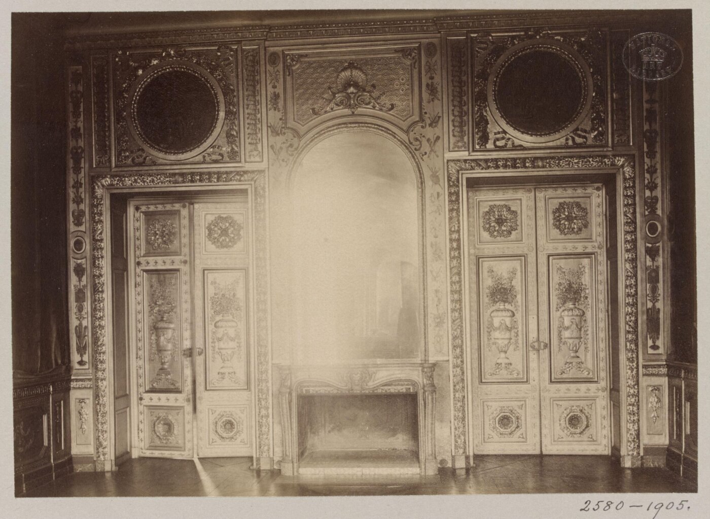 Atget, Jean-Eugène-Auguste, Interior, Hotel de Lauzun, Paris, France