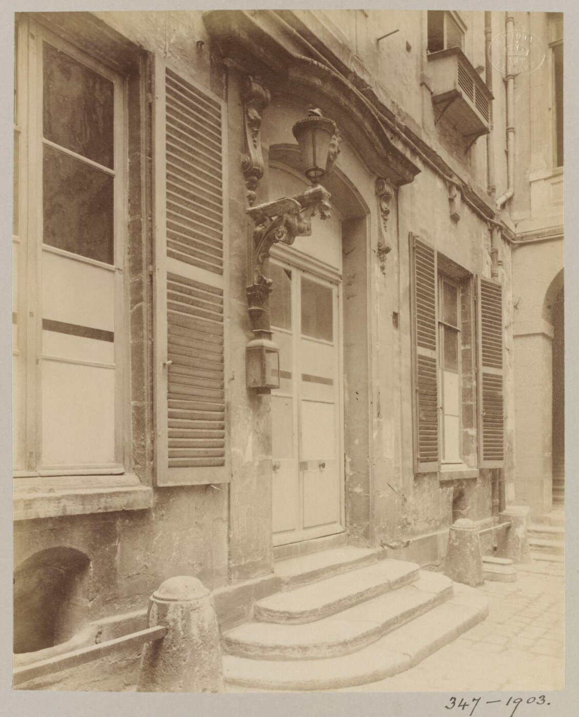 Atget, Jean-Eugène-Auguste, Hotel de Charron, Paris, France