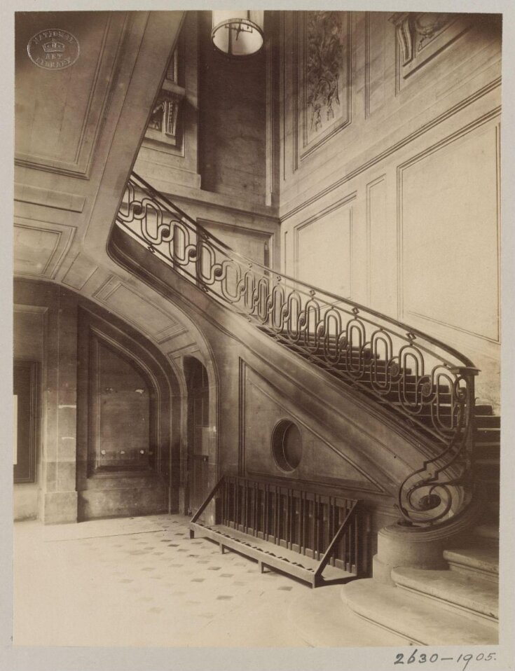 Staircase, Hotel Henry, Paris, France top image
