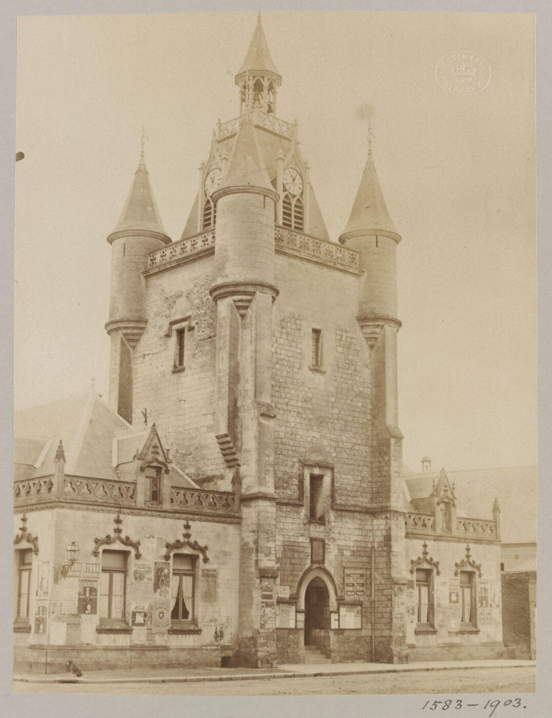 Atget, Jean-Eugène-Auguste, The Belfry, Rue, Somme, France