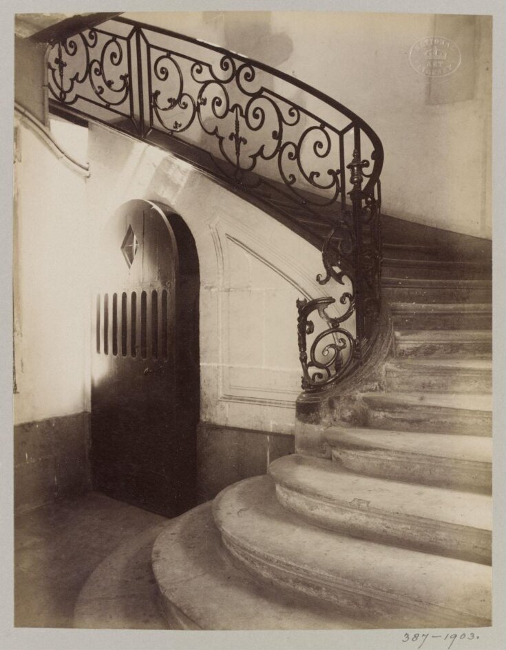 Staircase, Hotel de Parlementaires, Paris, France top image
