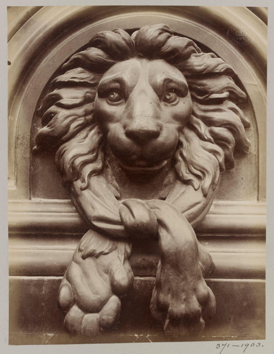 Atget, Jean-Eugène-Auguste, Panel of Door, Paris, France
