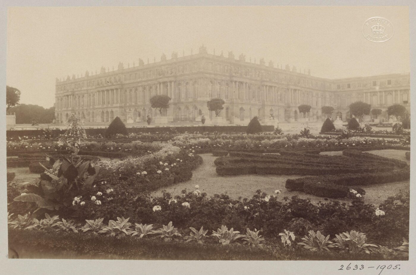 Atget, Jean-Eugène-Auguste, Exterior View of Palace, Versailles, France