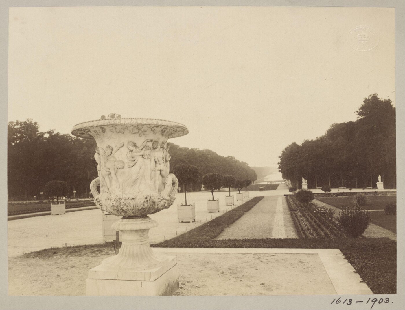 Atget, Jean-Eugène-Auguste, View of Gardens, Versailles, France